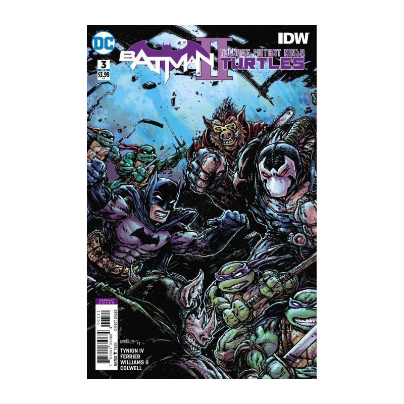 Batman / Teenage Mutant Ninja Turtles II Vol. 2 Issue 3b Variant