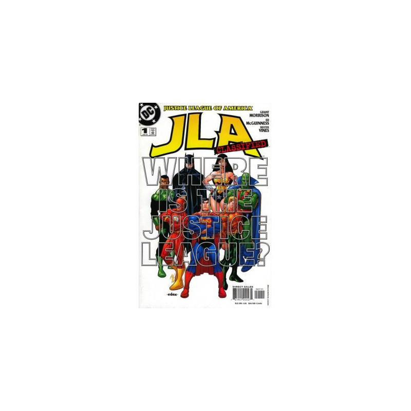 JLA: Classified  Issue  1b Variant