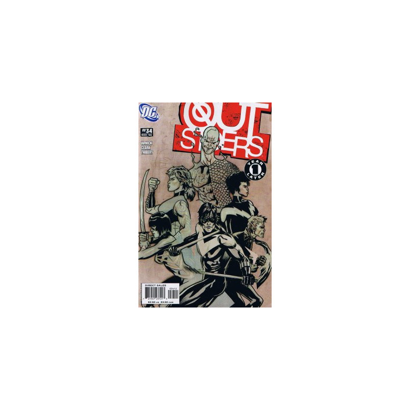 Outsiders Vol. 3 Issue 34b Variant