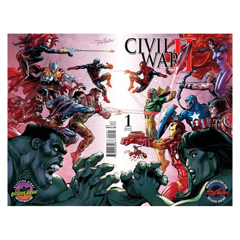 Civil War II  Issue 1sleepinggiant Variant