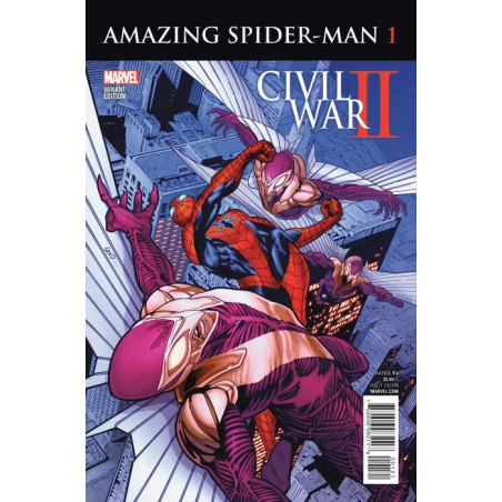 Civil War II: Amazing Spider-Man Mini Issue 1b Variant