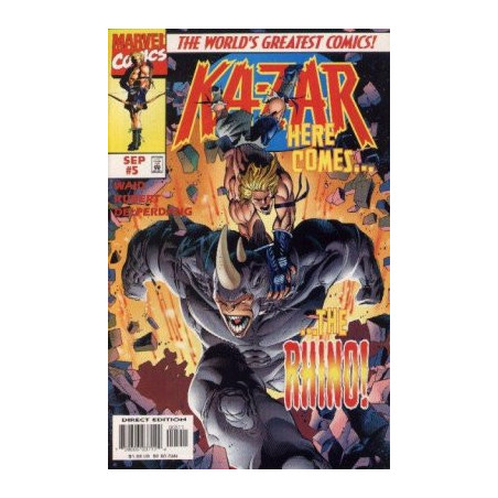 Ka-Zar Vol. 3 Issue  5