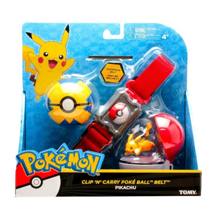 Pokémon Clip 'N' Carry: Poké Ball Belt and Pikachu Set