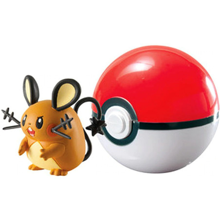 Pokémon Clip 'N' Carry: Dedenne and Poké Ball Set