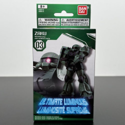 Gundam Ultimate Luminous – Figure 03 Zaku (Rifle and Axe) Green Version