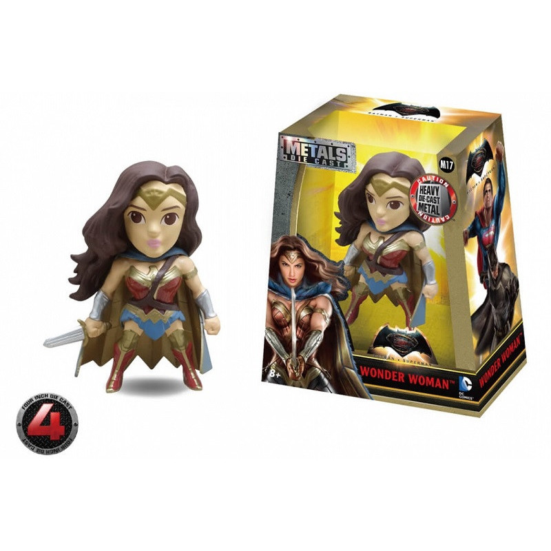 Metals Die Cast - DC Comics - Batman v Superman: Dawn of Justice - M17 Wonder Woman 4" Collectible Figure