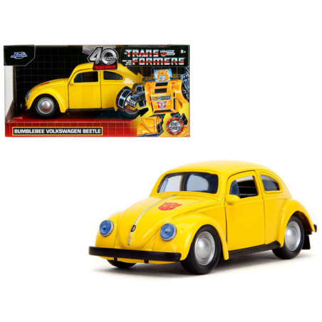 Hollywood Rides - Transformers G1 Bumblebee Volkswagen Beetle 1:32 Die Cast