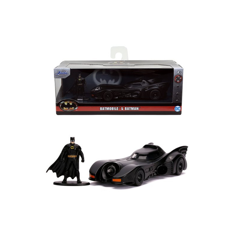 Hollywood Rides - Batman & 1989 Batmobile 1:32 Die Cast