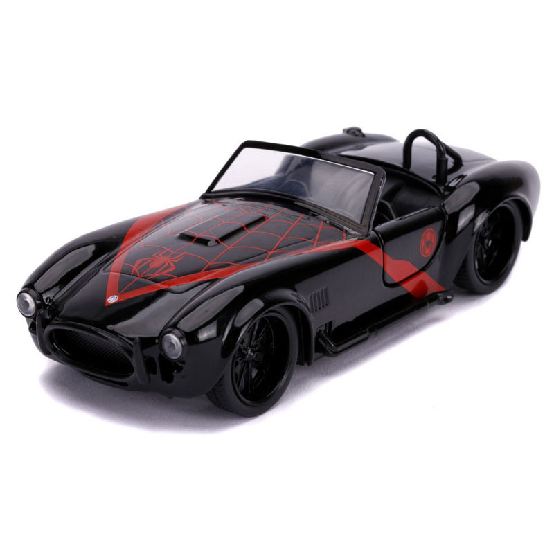 Hollywood Rides - Miles Morales Spider-Man 1965 Shelby Cobra 1:32 Die Cast