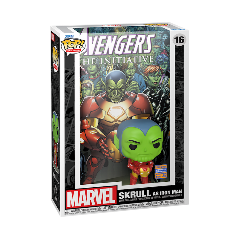 Funko Pop! Comic Covers: Marvel 16 - Skrull (as Iron Man) - Avengers: The Initiative Vol. 1 No. 15 Convention Exclusive