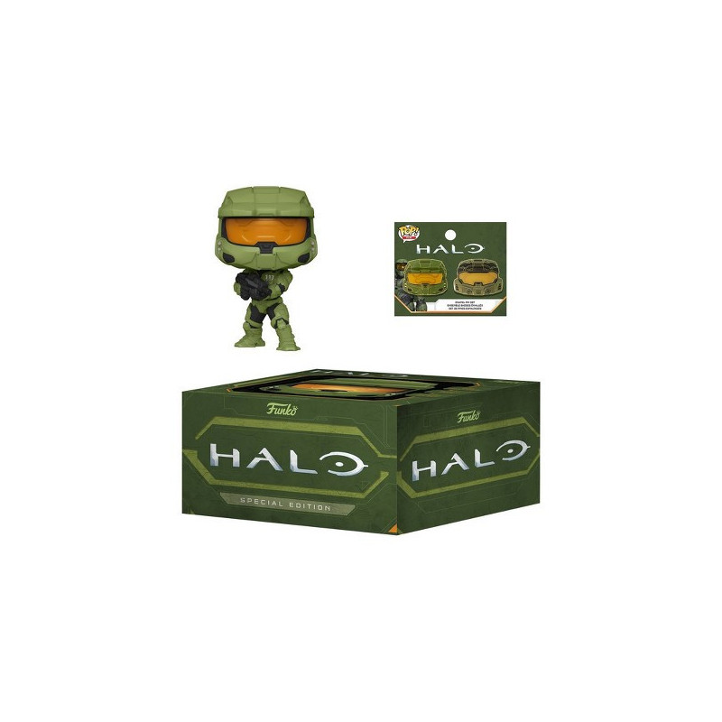 Funko Pop! Halo Infinite:Master Chief with Pin Set Special Edition