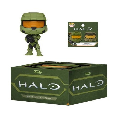 Funko Pop! Halo Infinite:Master Chief with Pin Set Special Edition