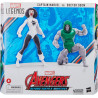 Marvel Legends Series 60th Anniversary 6-inch Captain Marvel vs Doctor Doom 2-pack