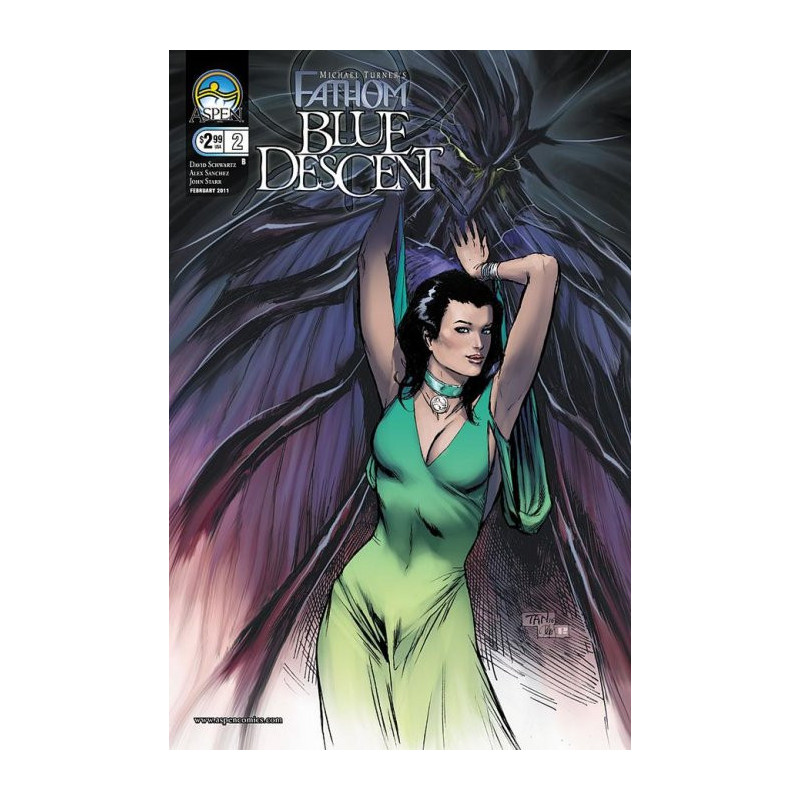 Michael Turner's Fathom: Blue Descent Mini Issue 2b Variant