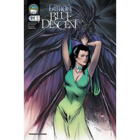 Michael Turner's Fathom: Blue Descent Mini Issue 2b Variant