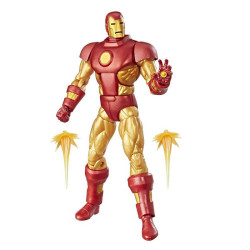 Marvel Legends Retro Series 6-inch Collectible Iron Man with Boot Thrusters