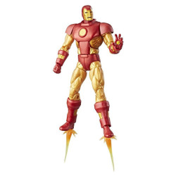 Marvel Legends Retro Series 6-inch Collectible Iron Man with Boot Thrusters