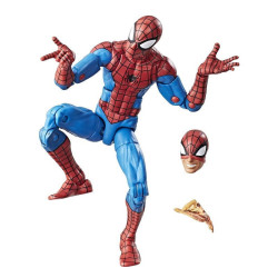 Marvel Legends Retro Series 6-inch Collectible Amazing Spider-Man with Pizza