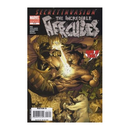 The Incredible Hercules  Issue 117b Variant