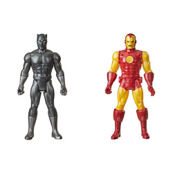 Marvel Legends Retro 3.75 Series Black Panther and Iron Man 2 -pack