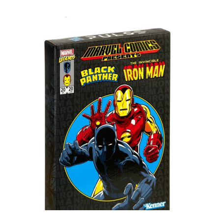 Marvel Legends Retro 3.75 Series Black Panther and Iron Man 2 -pack